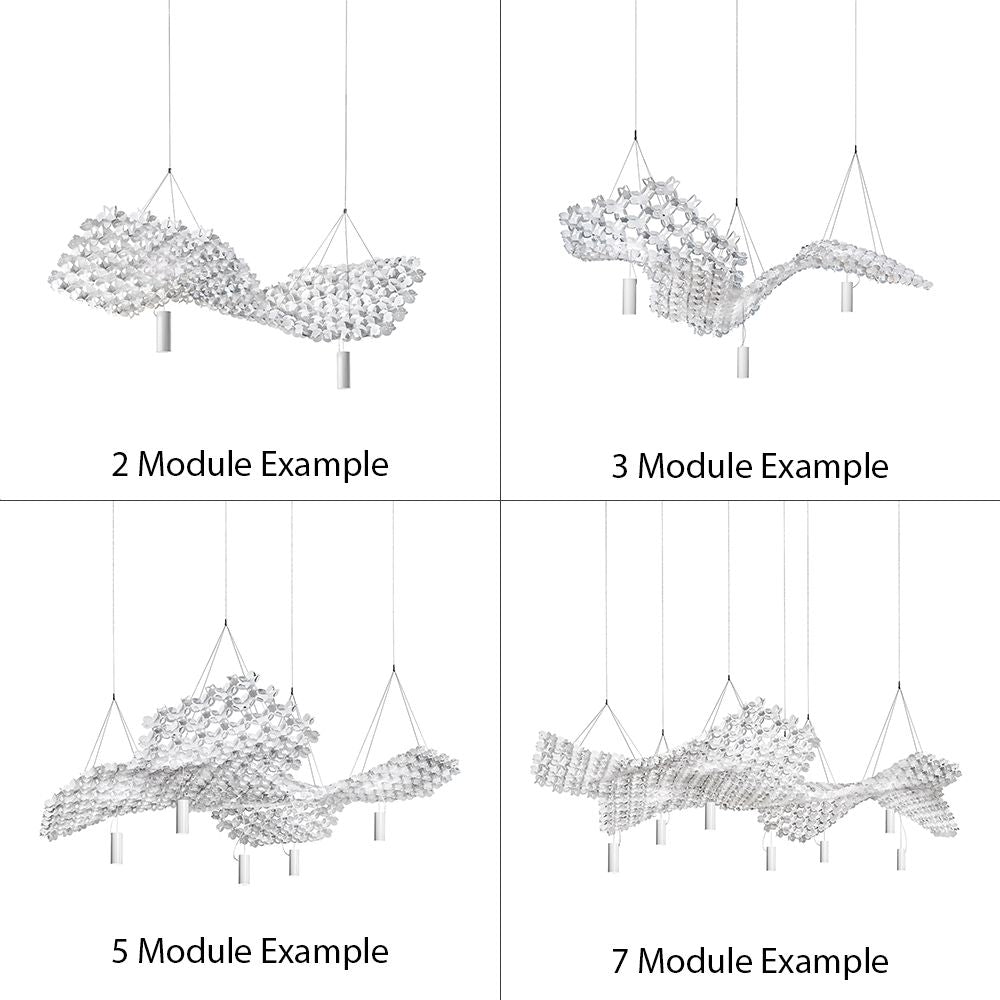 Slamp Nuvem Canopy Baldaquin pour 6 connexions Blanc