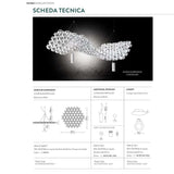 Slamp Nuvem Canopy Baldaquin pour 6 connexions Blanc
