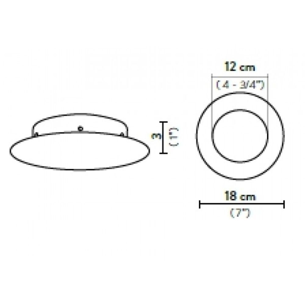 Slamp Nuvem Canopy Baldaquin pour 6 connexions Blanc