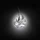 Slamp Pendelleuchte Goccia Prisma Transparent mit flüssiger Form und Lichtspiel in modernem Design.