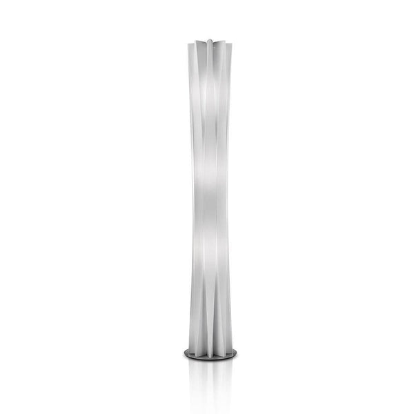 Slamp Stehleuchte Bach XXL Weiß, skulpturale Design-Stehleuchte in Weiß für Wohnbereich und Sofa