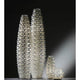 Slamp Stehleuchte Cactus XL Gold in drei Größen, aus Lentiflex® und Opalflex®, mit prismatischen Reflexen.