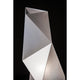 Slamp Stehleuchte Diamond Large Weiß mit geometrischem Design und außergewöhnlicher Lichtakzentuierung.