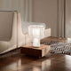 Slamp Tischlampe Accordéon Weiß/Transparent