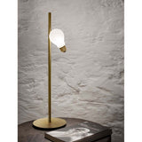Slamp lampe de table Idea avec ampoule LED laiton mat