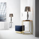Slamp bordlampe Liza 100 lm 3000K svart, metall i moderne interiør med elegante møbler.