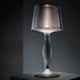 Slamp bordlampe Liza 100 lm 3000K svart, metall - elegant bordlampe i barokk stil med teknopolymer skjerm.