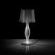 Slamp bordlampe Liza 100 lm 3000K svart, metall på svart bakgrunn