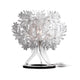 Slamp Tischleuchte Fiorella 370lm 2800K Weiß mit filigranen Blütenblatt-Details und beeindruckendem Design.