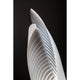 Slamp Tischleuchte Las Palmas Small Weiß - Detailansicht der eleganten und modernen Lampe in Weiß.