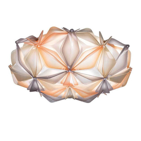 Slamp wall and ceiling light La Vie effect lamp with floral structure and soft colour combinations.