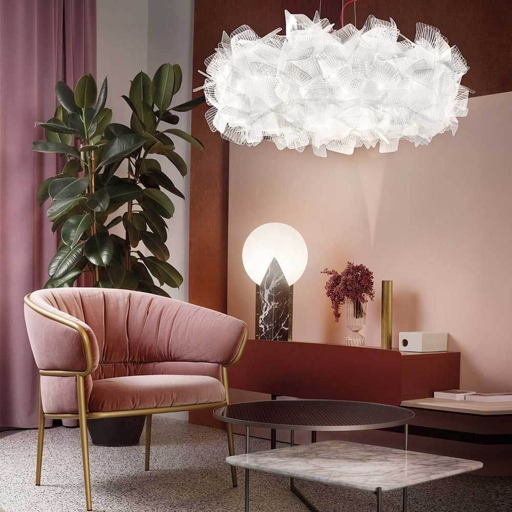 Slamp elegante lampada a sospensione Clizia Large Ø 78 cm