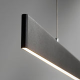 Slim LED Pendant Light Dimmable 3040lm Up&amp;Down Black