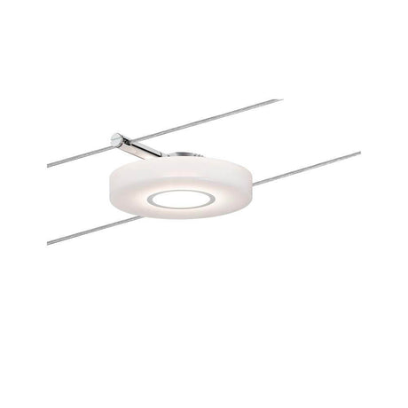 Smart Wire System BLE Spot DiscLED I 1x4W Satin 12V DC Tunable White - moderne wiresystem med individuelt justerbart lys.