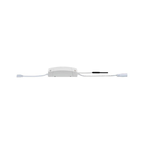 SmartHome ZB YourLED RGB Controller max. 60W 12V DC White Grey from above with connection cables.