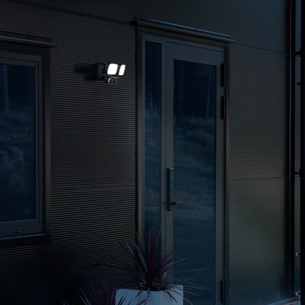 Lampe murale du capteur LED Smartlight 2-Flame avec appareil photo