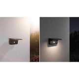Solar LED Sensor Außenwandampe Cyrus mit Orientierungslicht