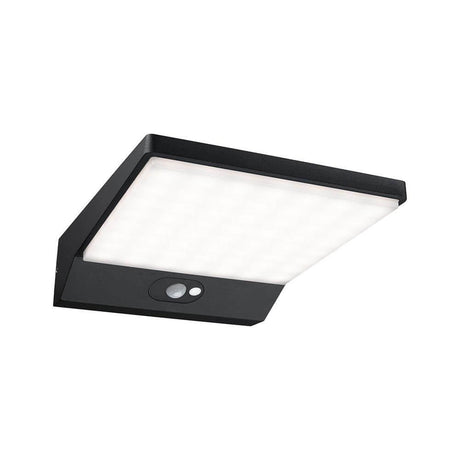Solar LED Außenwandlampe Ronas Bewegungsmelder Grau mit integrierten Bewegungsmelder und 5 Watt Leistung