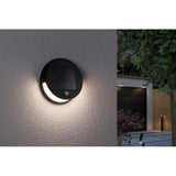 Solar LED outdoor wall light Helena motion sensor anthracite