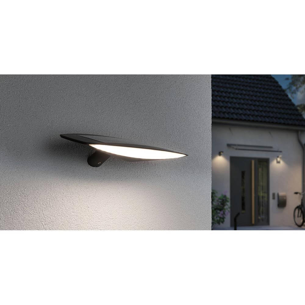 Solar LED Außenwandleuchte Kiran Bewegungssensor