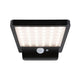 LED Solar Wandleuchte Solveig mit Bewegungssensor, schwarz, 280 lm für Außenbeleuchtung.