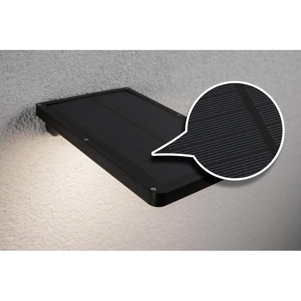 LED solar outdoor wall light Solar Solveig including motion sensor