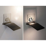 Solar Led House Number Yoko IP44 3000K Motion Detector Anthracite