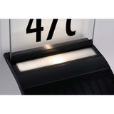 Solar Led House Number Yoko IP44 3000K Motion Detector Anthracite