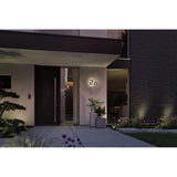 LED Solar House Number Light Letter A Black