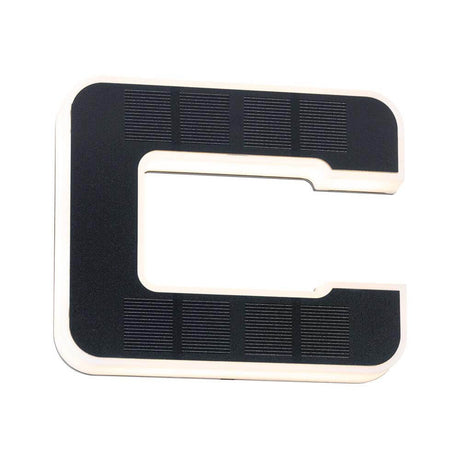 LED LED Słoneczny numer Light Letter C Black