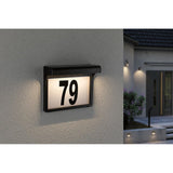 Numéro de maison à LED solaire Light Dayton II Black