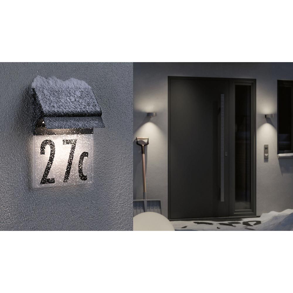 Solar LED House number light Neda Schwarz