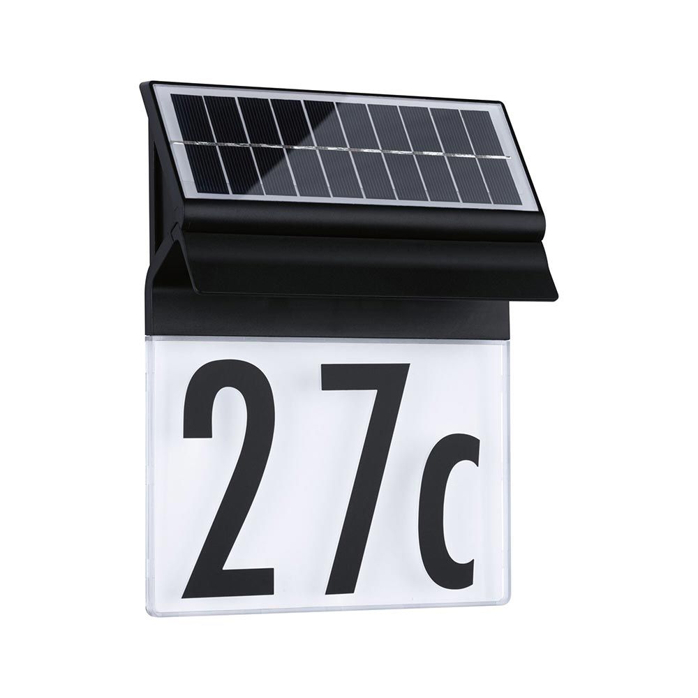 Solar LED House number light Neda Schwarz