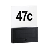 Solar LED HUS NUMMER LET NEDA SENSOR ANTHRACITE