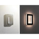 Solar LED Hausnummernleuchte Nummer 0, elegante Wandbeleuchtung in Weiß und Schwarz, ideal für die Hausnummernbeleuchtung.