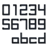 Solar LED house number light number 3