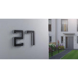 Solar LED house number light number 7