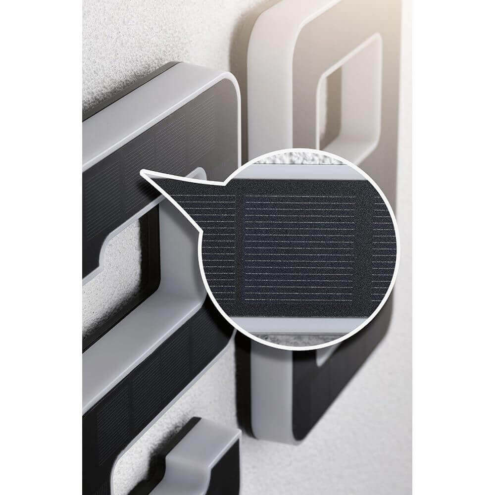 Solar LED Hausnummernleuchte Nummer 8