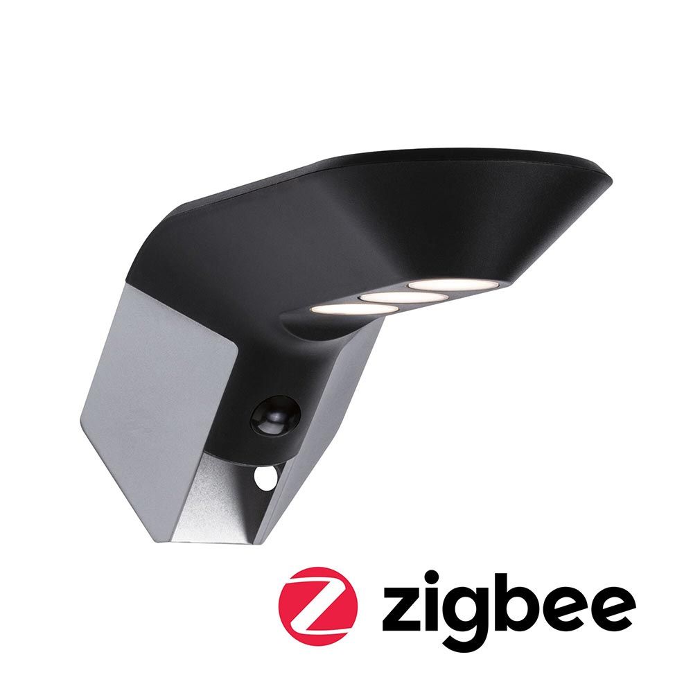 Luz LED solar para el número de casa Soley Smart Home Zigbee + sensor