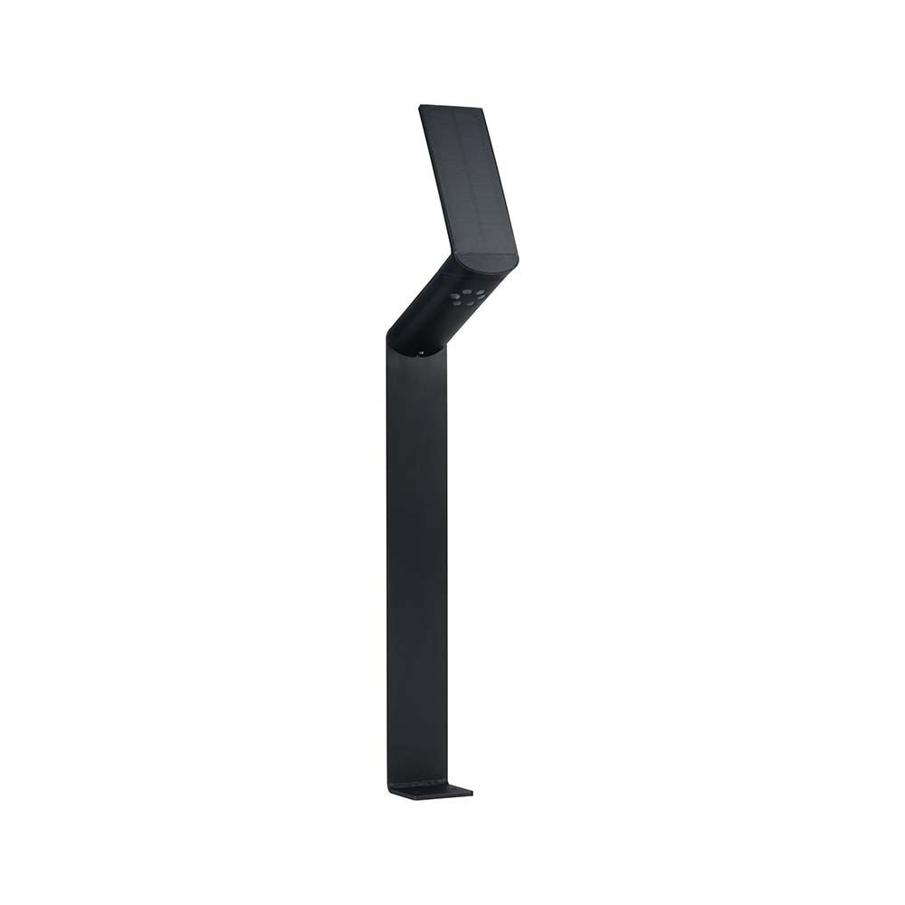 Solar LED Pollerluchte Ilias IP44 3000K Motion Detector Anthracite