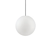 Sole buitenlamp hangende bol Ø 30 cm wit – elegante witte bolvormige lamp voor buitengebruik.