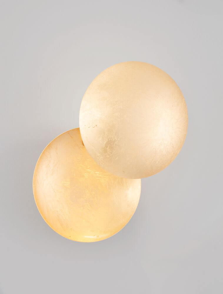 Solei LED Wandleuchte Ø 20cm in warmem 3000K Licht, modernes und elegantes Design.