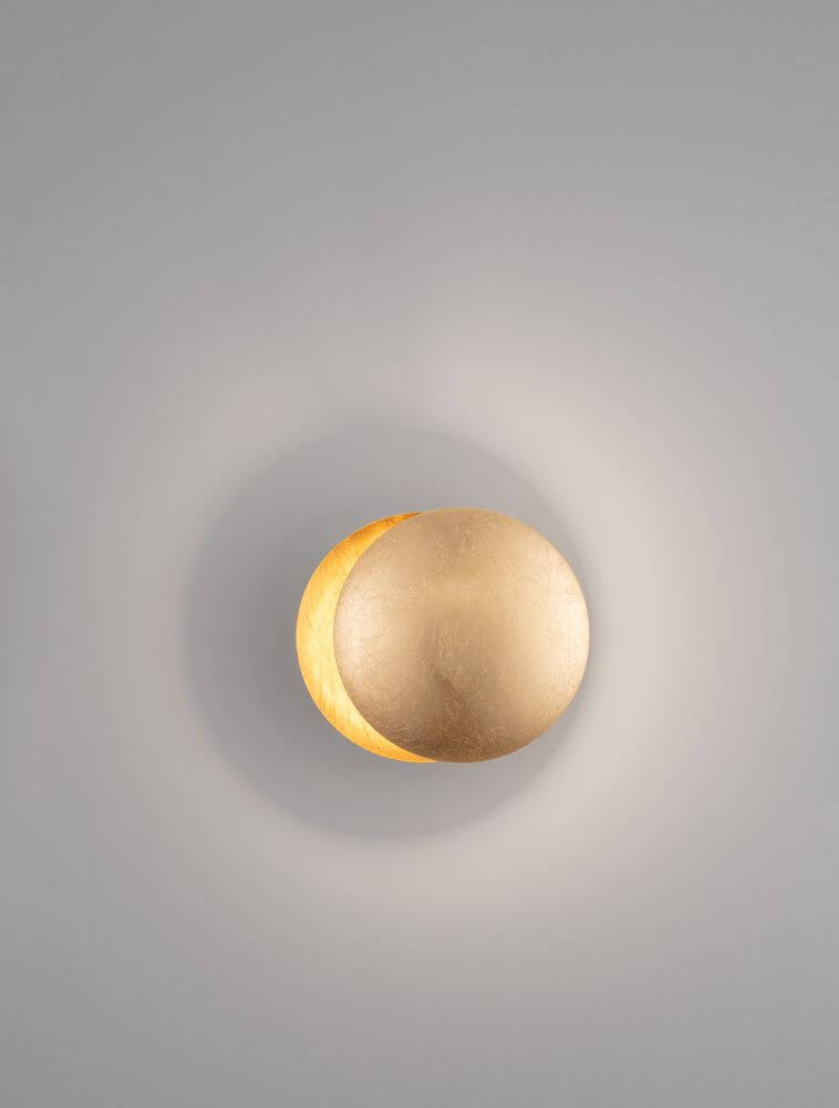 Solei LED Wandleuchte 20cm Ø, warmes Licht 3000K, modernes Design für stilvolle Innenräume.