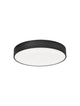 Sotto LED Deckenleuchte Ø 46cm 2700, 3500, 5000K in schwarz-matt mit weißem Kunststoffglas