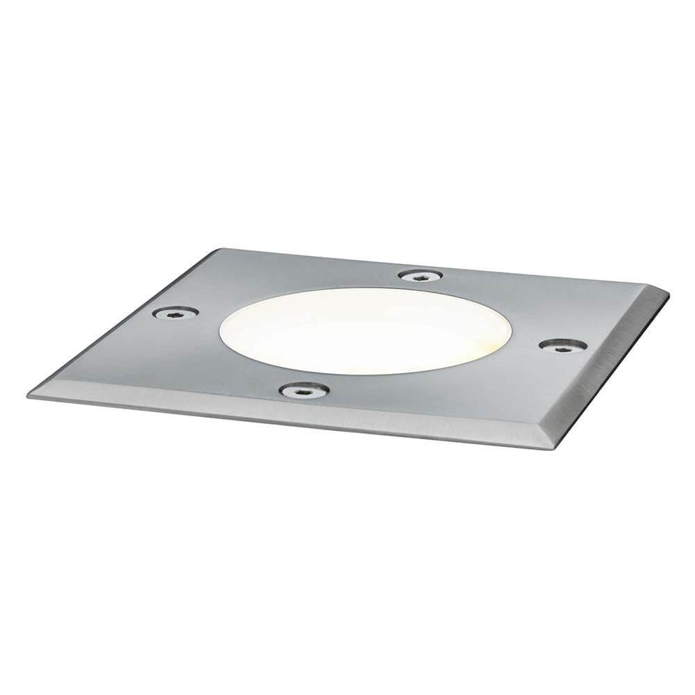 Special EBL Set Boden IP67 eckig GU10 3,5W 140x140mm Edelstahl Leuchte