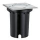 Special EBL Set Boden IP67 eckig GU10 3,5W 140x140mm Edelstahl Bodeneinbaustrahler in schwarz und Edelstahl