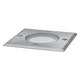 Special EBL Set Boden IP67 eckig GU10 3,5W 140x140mm Edelstahl, robuster Bodeneinbaustrahler aus Edelstahl.