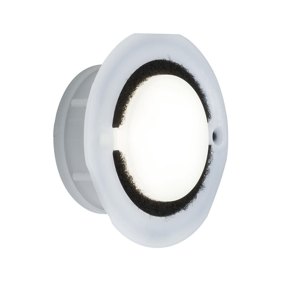 EBL Set LED 1,4W IP65, 4000K, 76mm Opal, blendfrei und dekorativ für Einbaudosen.
