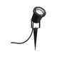 Special Line Garden Spotlight IP44 GU10 3,5W Schwarz Alu mit verstellbarem Spieß für Gartenbeleuchtung.