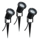 Special Line Garden Spotlight IP44 GU10 3x3,5W 3000K Schwarz Alu - dreiteiliges Set von Gartenstrahlern